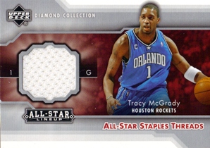 2004-05 Upper Deck All-Star Lineup All-Star Staples Threads #TM Tracy McGrady
