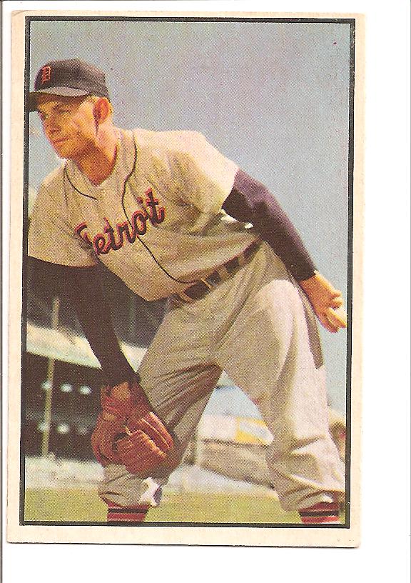1953 Bowman Color #72 Ted Gray