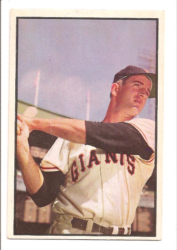 1953 Bowman Color #74 Don Mueller