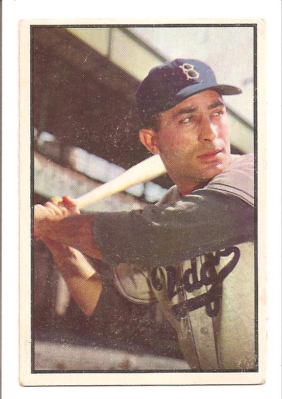 1953 Bowman Color #78 Carl Furillo
