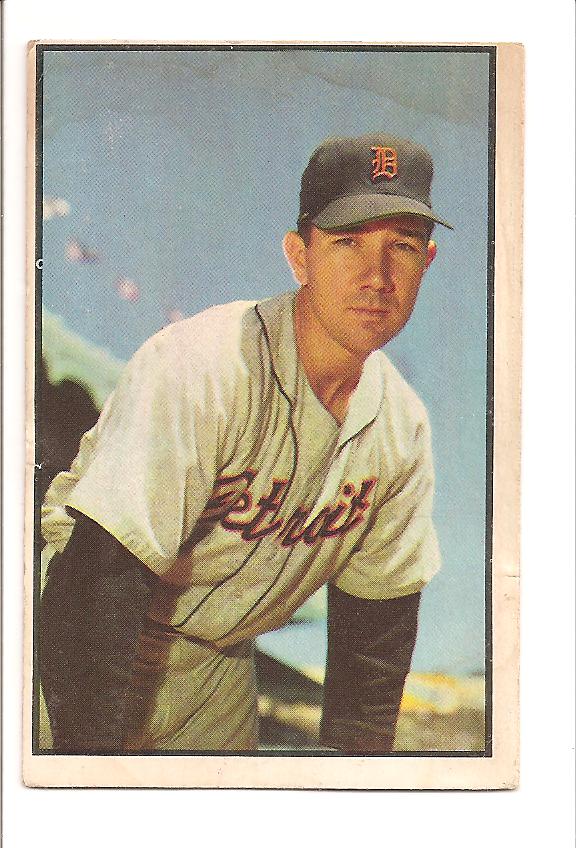 1953 Bowman Color #100 Bill Wight