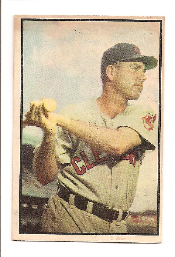 1953 Bowman Color #119 Dale Mitchell