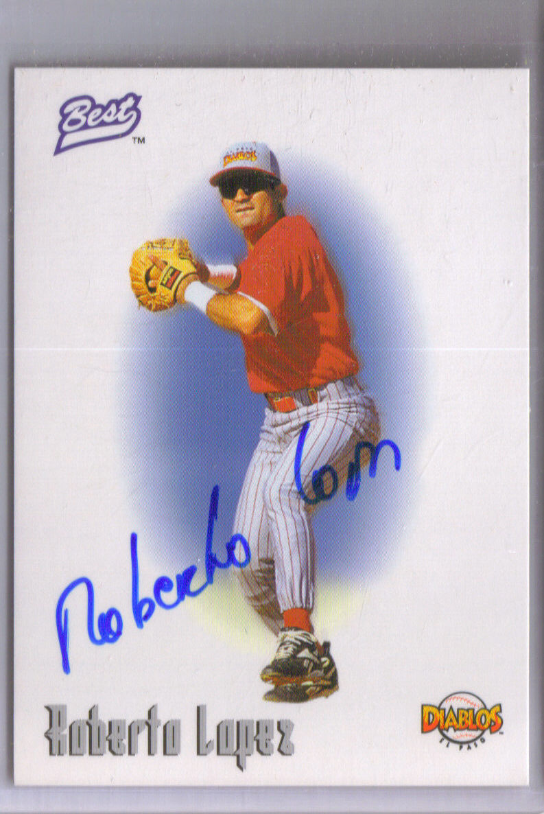 1996 Best Autographs #41 Roberto Lopez front image