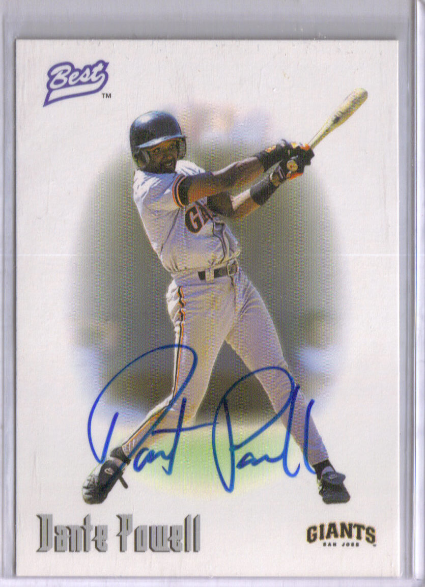 1996 Best Autographs #56 Dante Powell front image