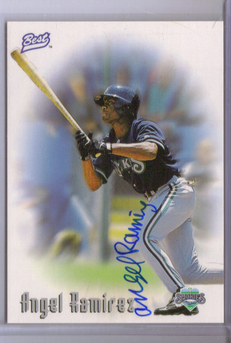 1997 Best Autographs Autograph Series #42 Angel Ramirez front image
