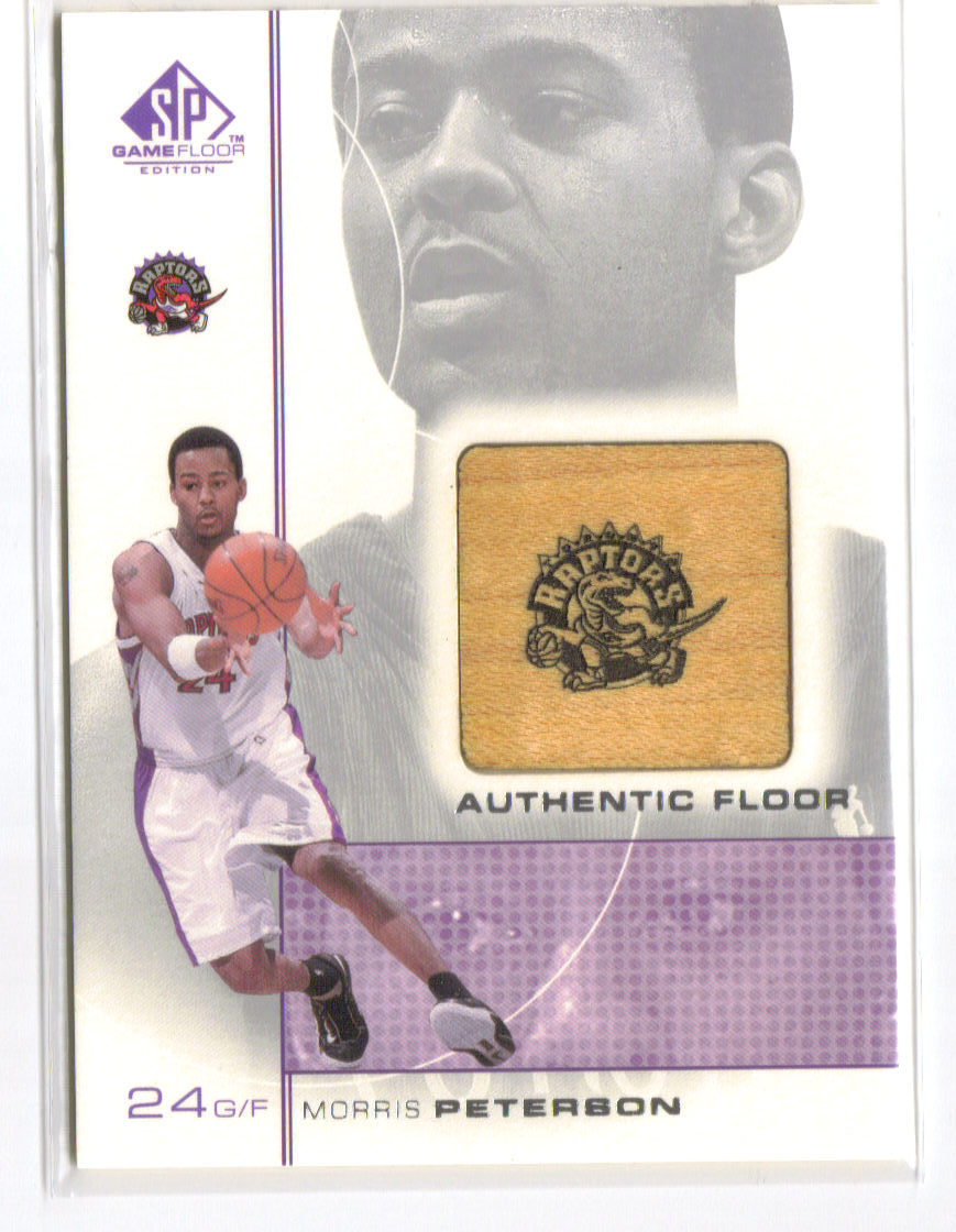 2000-01 SP Game Floor Authentic Floor #MP Morris Peterson front image
