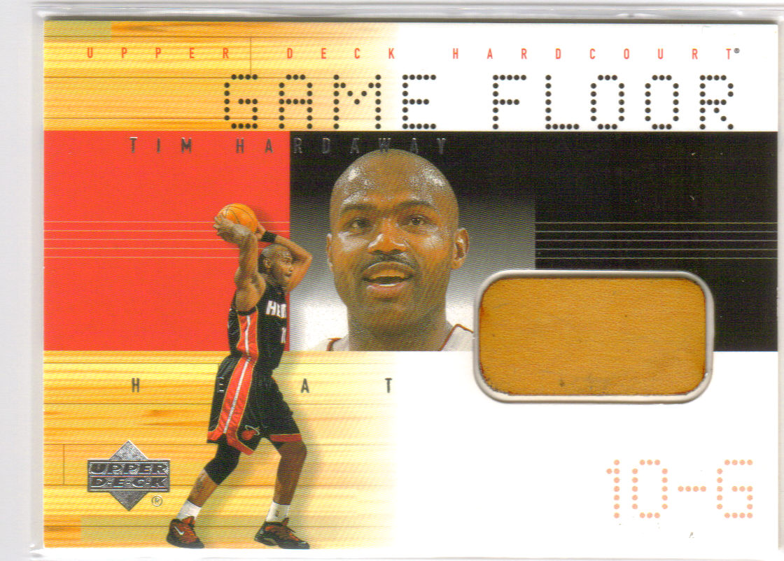 2000-01 Upper Deck Hardcourt Game Floor #THF Tim Hardaway front image