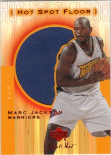 2001-02 Sweet Shot Hot Spot Floor #MAF Marc Jackson