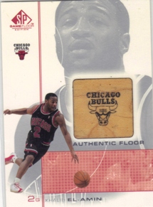 2000-01 SP Game Floor Authentic Floor #KE Khalid El-Amin