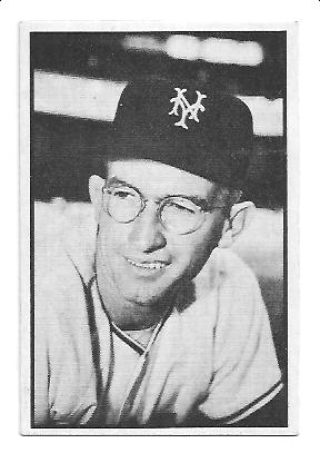 1953 Bowman Black and White #3 Bill Rigney