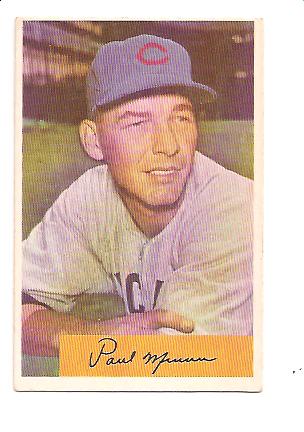 1954 Bowman #13 Paul Minner