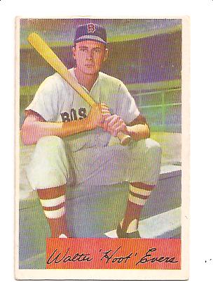 1954 Bowman #18 Hoot Evers