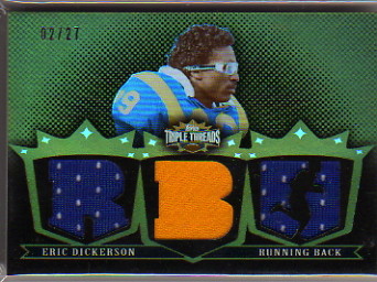 2007 Topps Triple Threads Relic Sepia #TTR50 Eric Dickerson