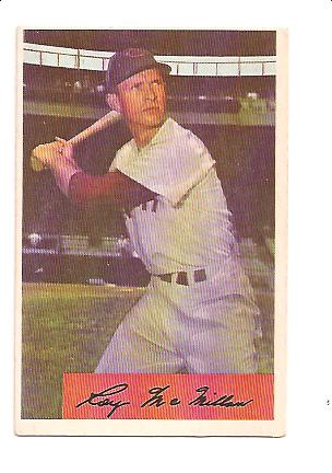 1954 Bowman #12A Roy McMillan 551/1290 At Bat