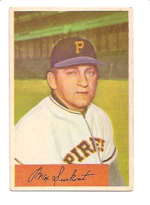 1954 Bowman #75 Max Surkont