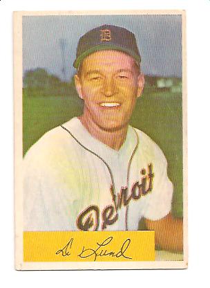 1954 Bowman #87 Don Lund Good Actual scan