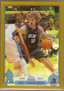 2003-04 Topps Chrome Refractors Gold #154A Jon Stefansson