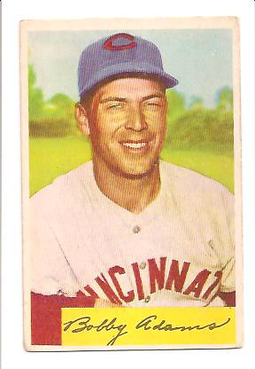 1954 Bowman #108 Bobby Adams
