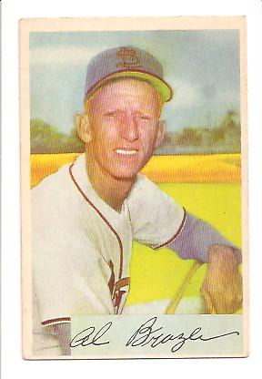 1954 Bowman #142 Al Brazle