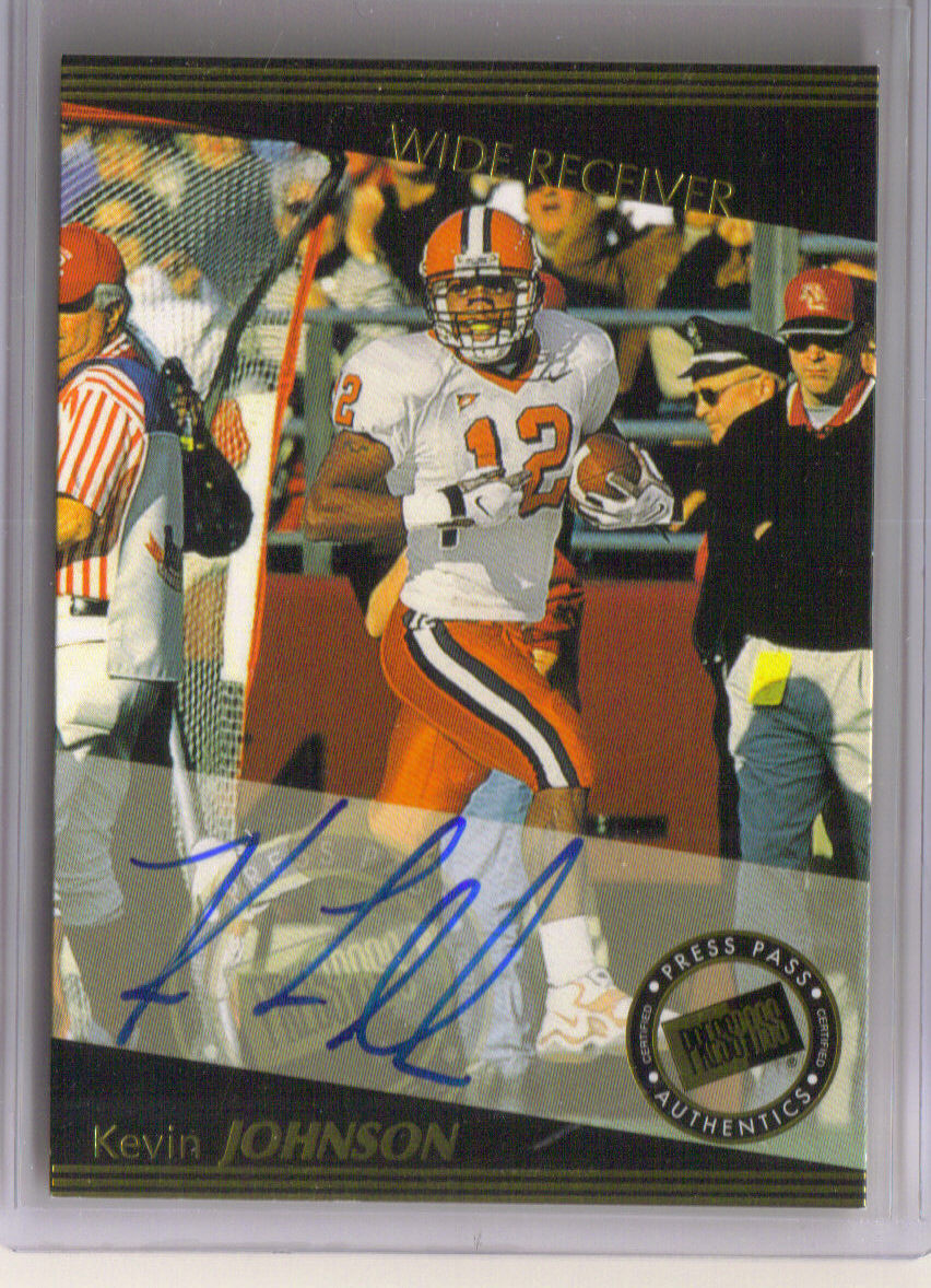 1999 Press Pass Autographs #28 Kevin Johnson front image