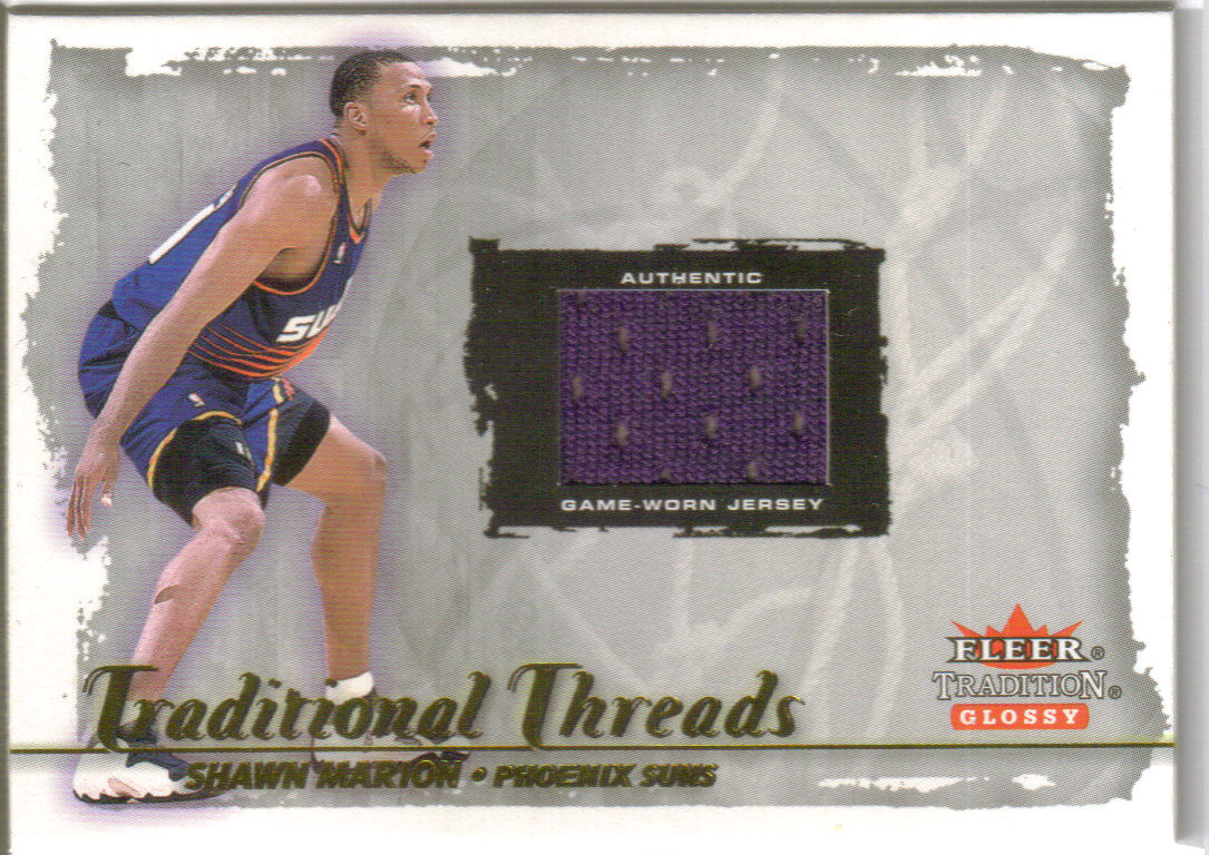 2000-01 Fleer Glossy Traditional Threads #9 Shawn Marion front image