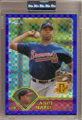 2003 Topps Chrome Uncirculated X-Fractors #208 Andy Marte FY