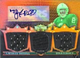 2007 Topps Triple Threads Autographed Relic Red #17 JaMarcus Russell