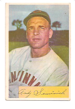 1954 Bowman #172 Andy Seminick