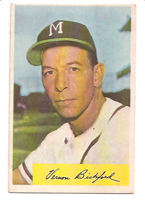 1954 Bowman #176 Vern Bickford