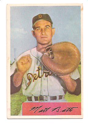 1954 Bowman #183 Matt Batts