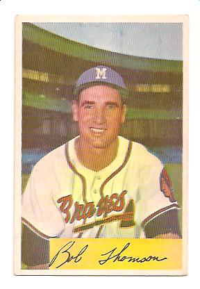 1954 Bowman #201 Bobby Thomson