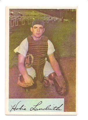 1954 Bowman #220 Hobie Landrith RC