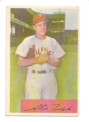 1954 Bowman #223 Steve Ridzik