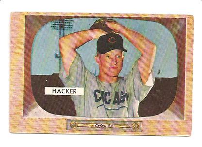 1955 Bowman #8 Warren Hacker