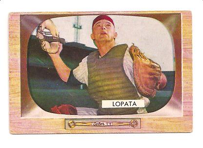 1955 Bowman #18 Stan Lopata