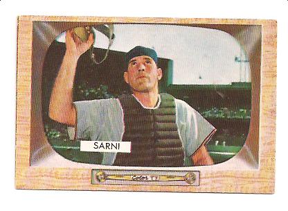1955 Bowman #30 Bill Sarni