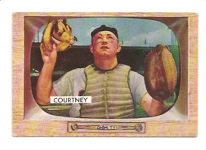 1955 Bowman #34 Clint Courtney