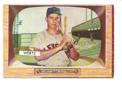 1955 Bowman #40 Vic Wertz
