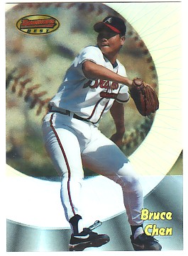 1998 Bowman's Best Refractors #118 Bruce Chen
