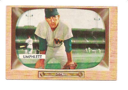 1955 Bowman #45 Tom Umphlett