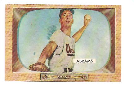 1955 Bowman #55 Cal Abrams