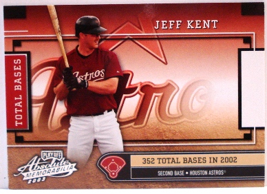 2003 Absolute Memorabilia Total Bases #22 Jeff Kent