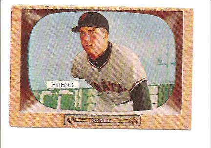1955 Bowman #57 Bob Friend