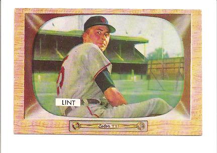 1955 Bowman #62 Royce Lint RC