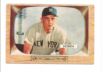 1955 Bowman #63 Irv Noren