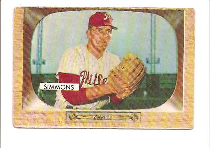 1955 Bowman #64 Curt Simmons