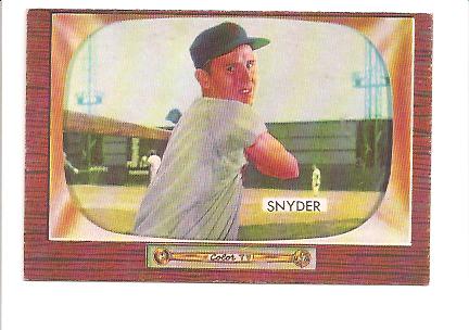 1955 Bowman #74 Jerry Snyder