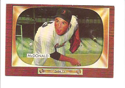 1955 Bowman #77 Jim McDonald RC