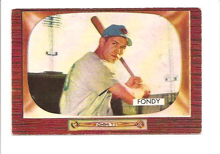 1955 Bowman #224 Dee Fondy