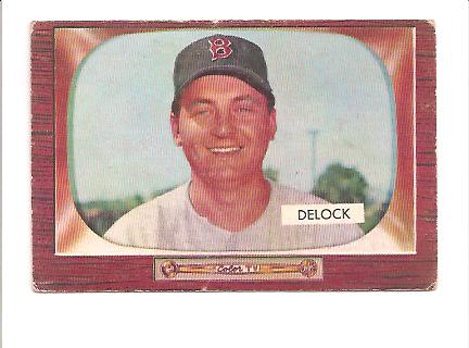 1955 Bowman #276 Ike Delock